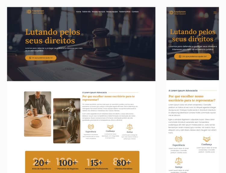 Site para Advocacia