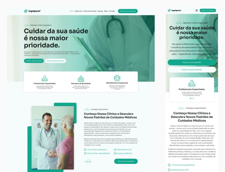 Site para clinicas médicas